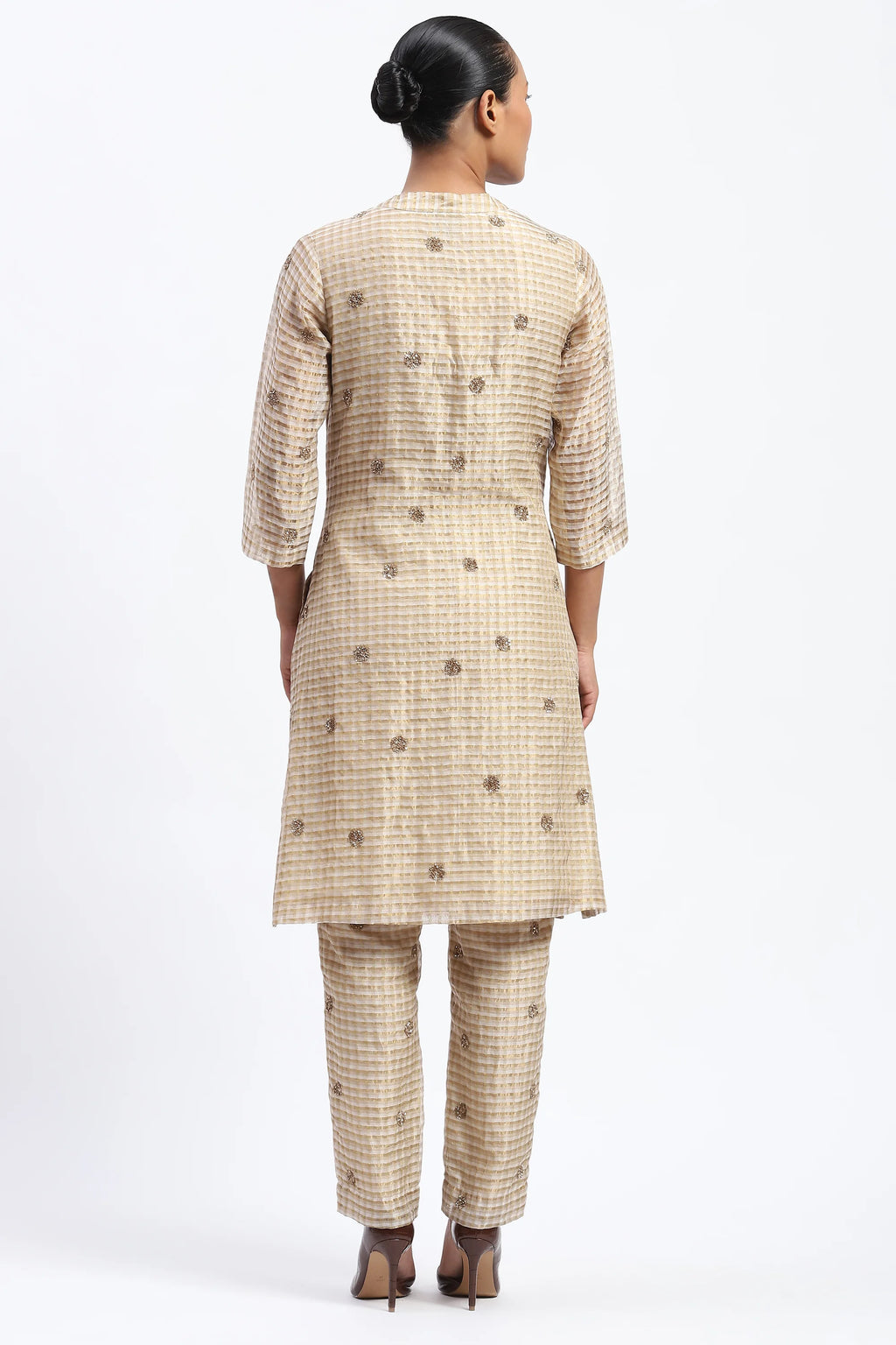 Gold Maheshwar Kurta