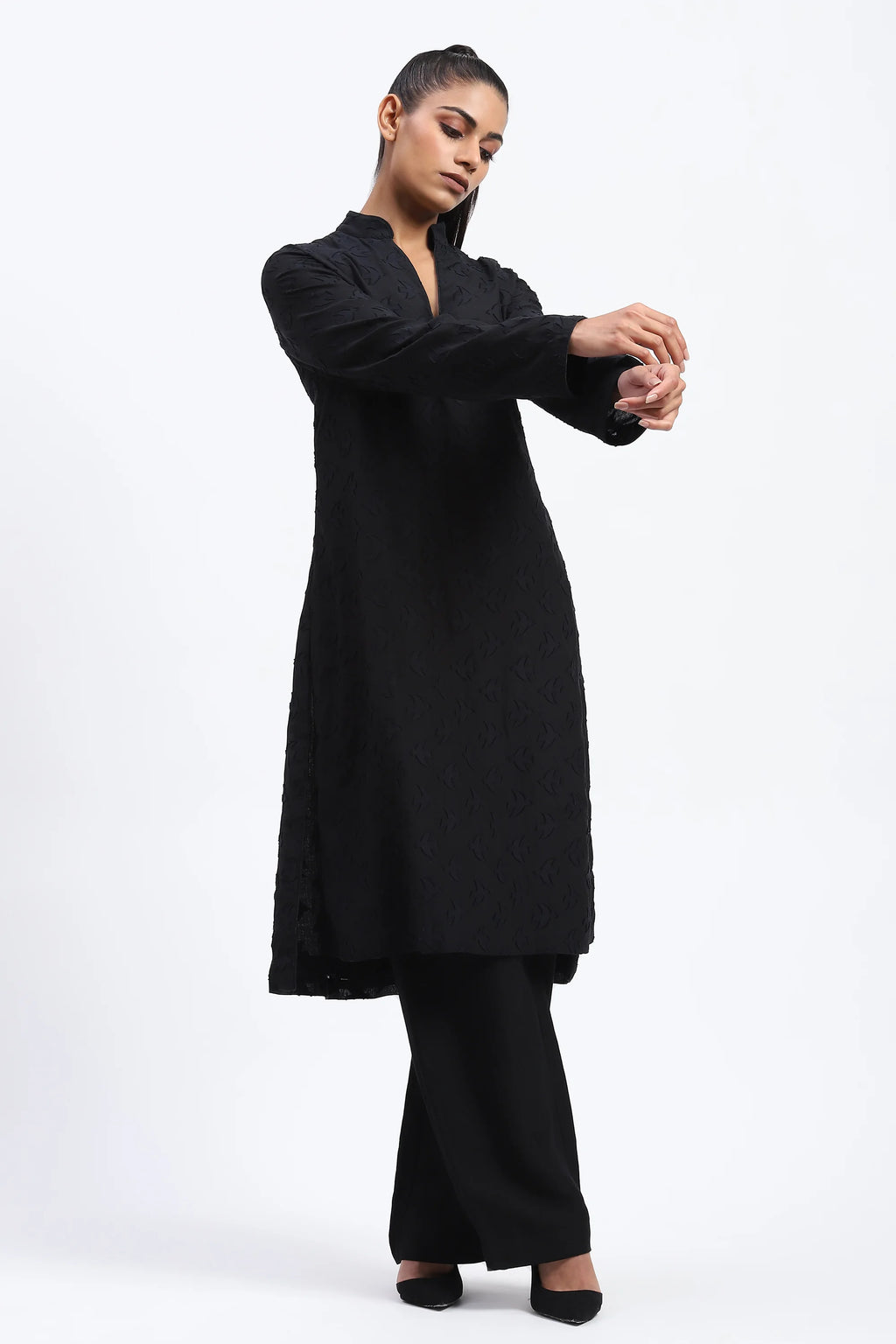 Bird Cutwork Kurta