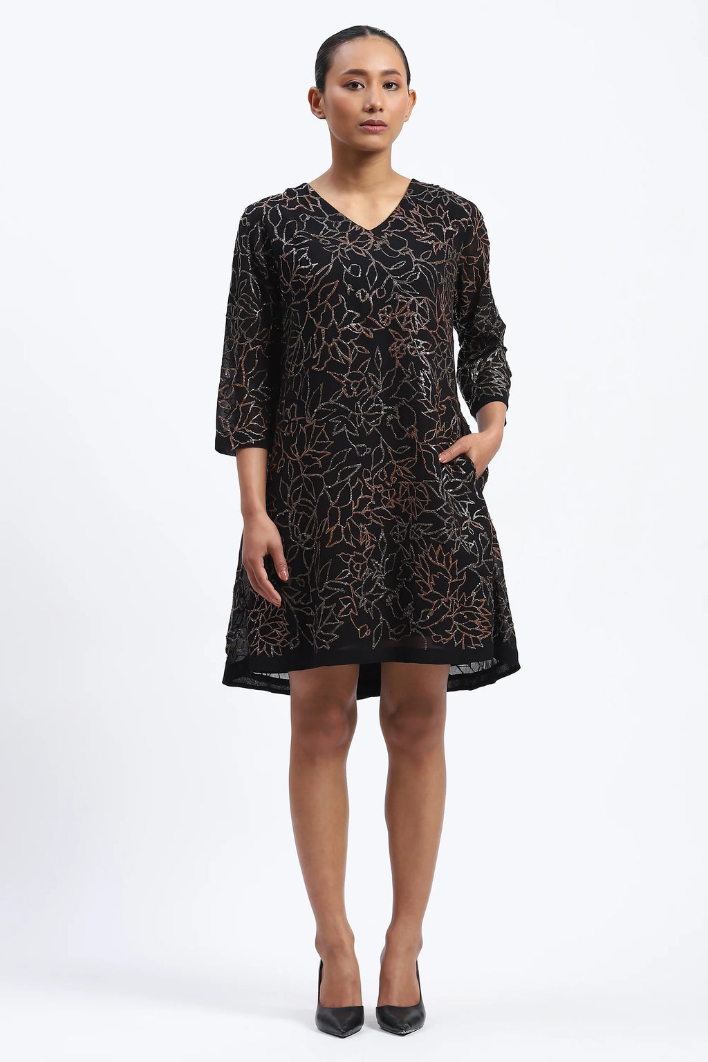 Recycled Cassette Tapes Chintz Dress