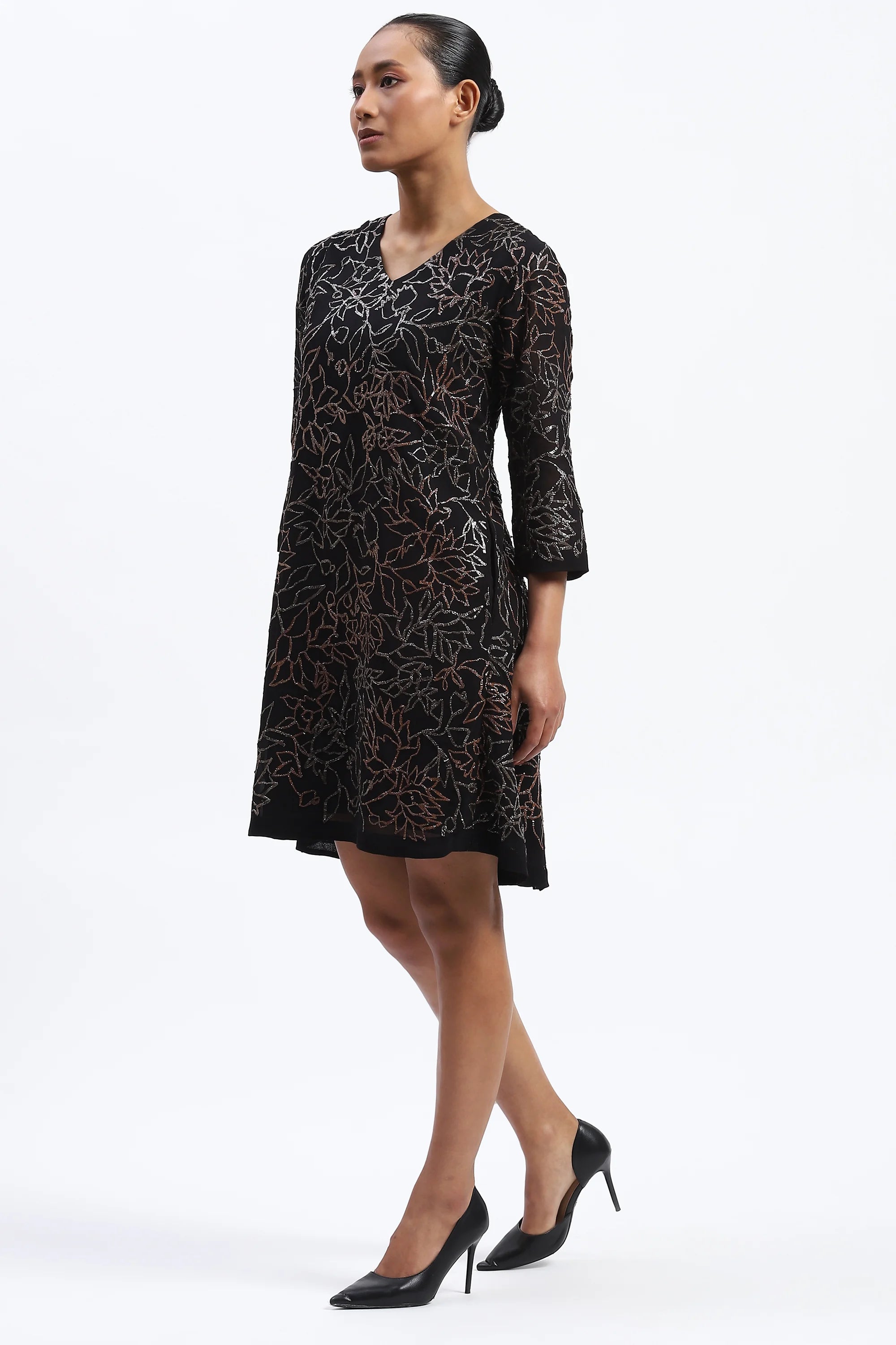 Recycled Cassette Tapes Chintz Dress
