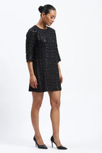 Applique Offcuts And Recycled Sequins Dress