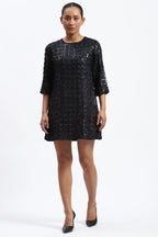 Applique Offcuts And Recycled Sequins Dress