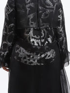 Silk Organza Trench Jacket