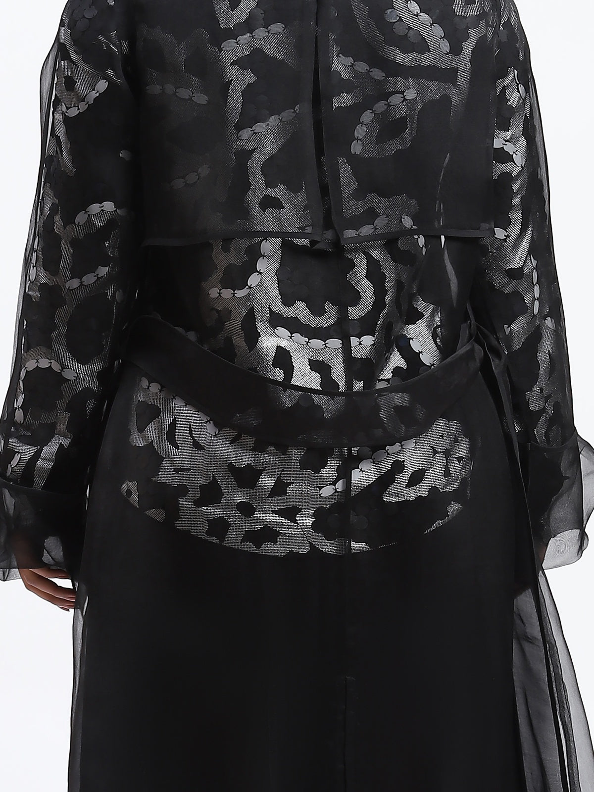 Silk Organza Trench Jacket