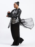 Silk Organza Trench Jacket