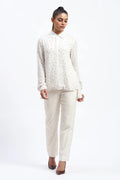 Sequin And Applique Dots Shirt