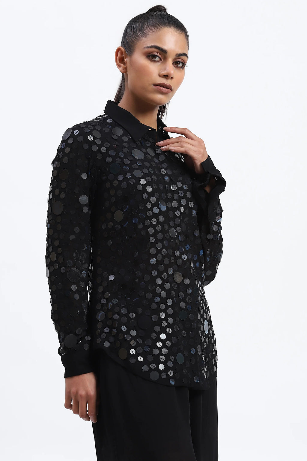 Recycled X Ray Sequins Shirt