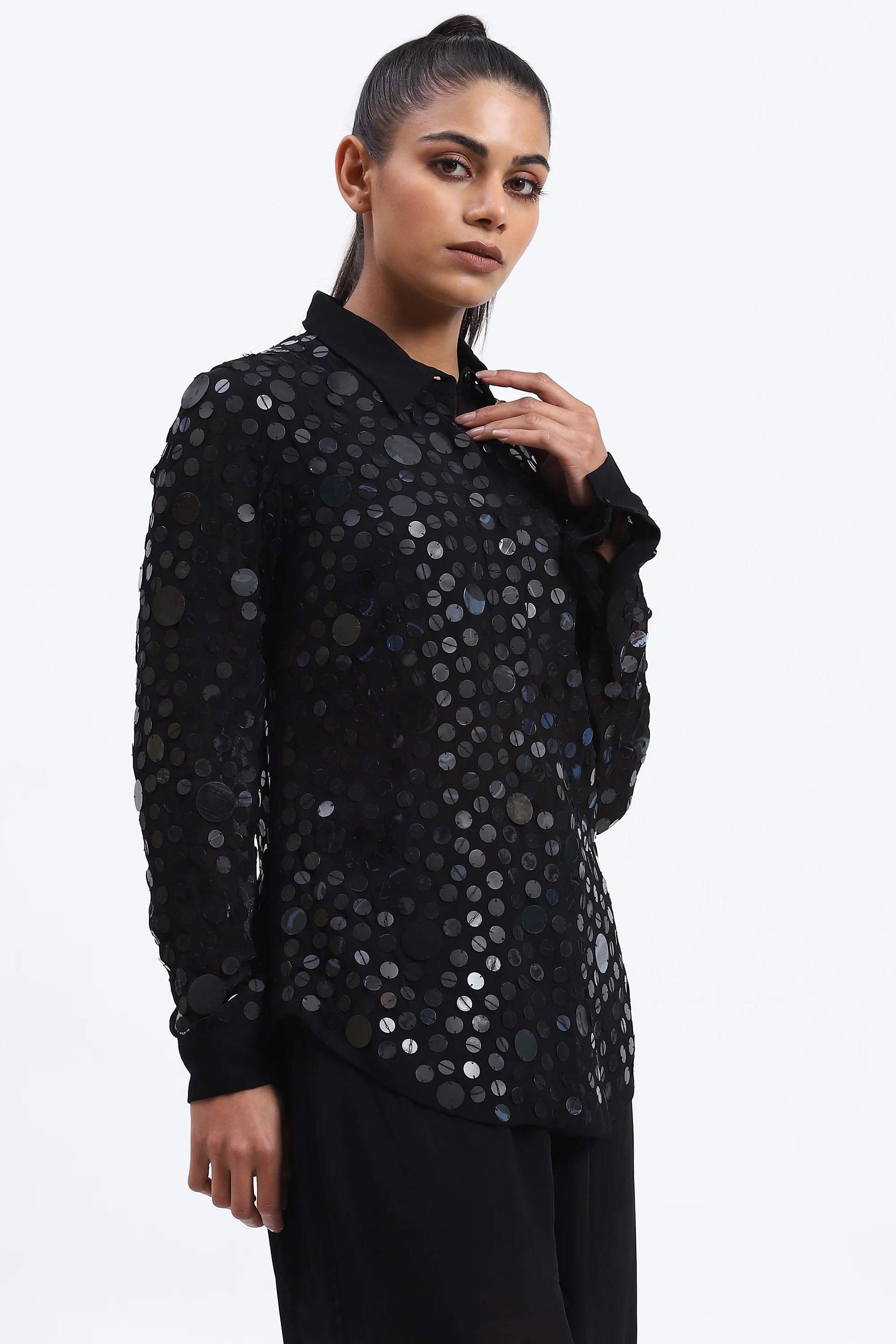 Recycled X Ray Sequins Shirt