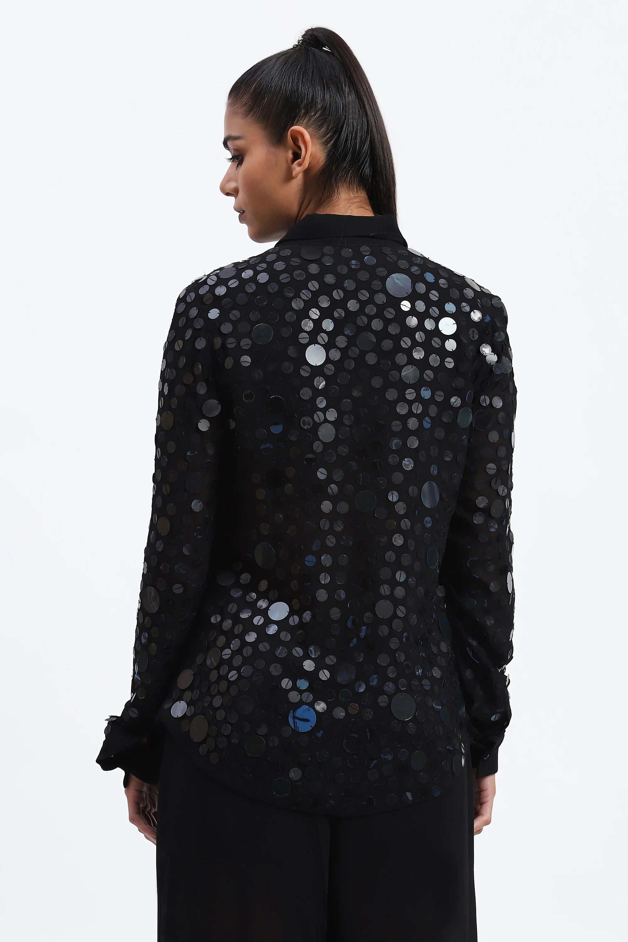 Recycled X Ray Sequins Shirt