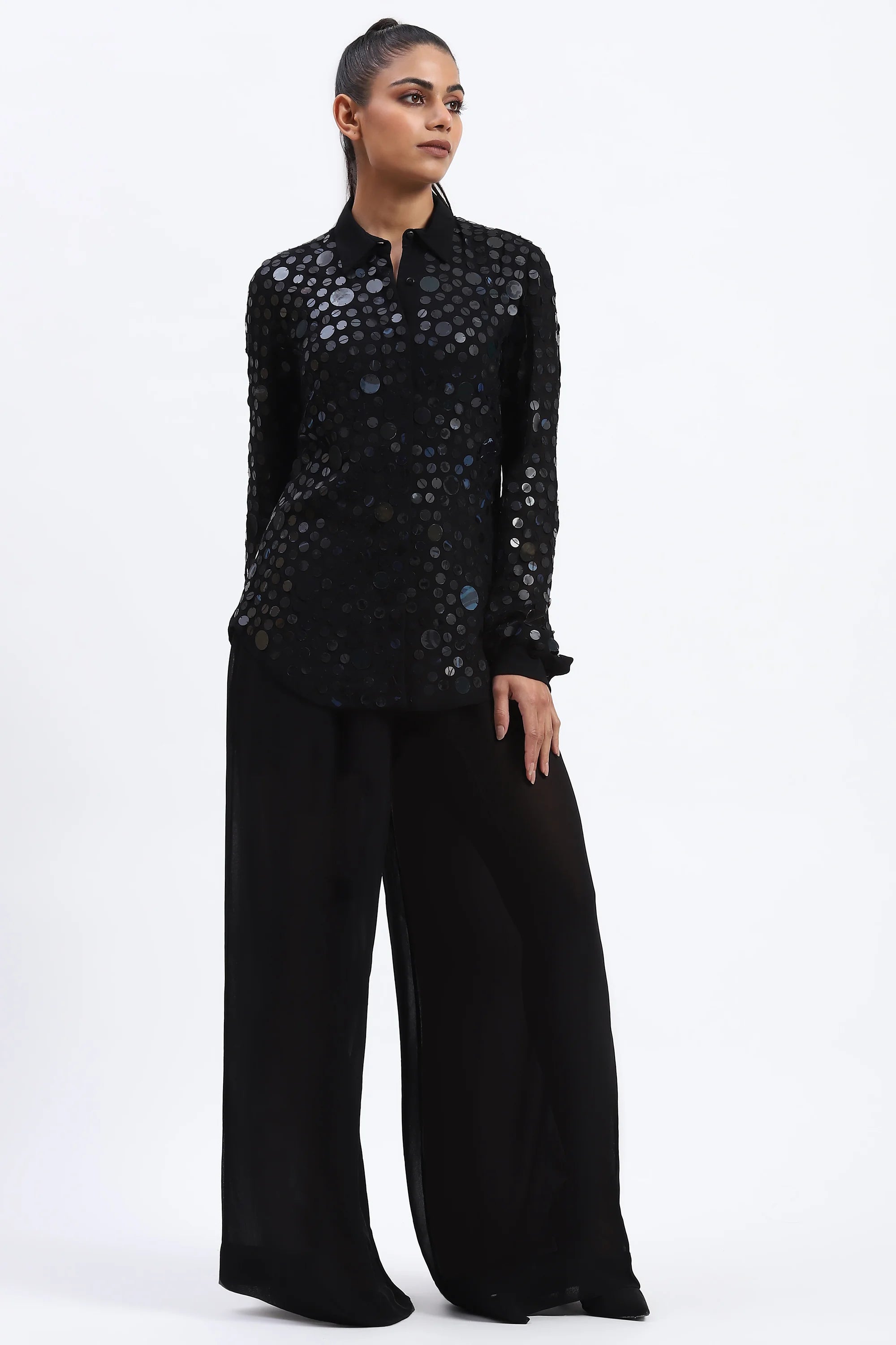 Recycled X Ray Sequins Shirt