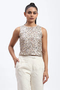 Recycled Sequin Mosaic Top