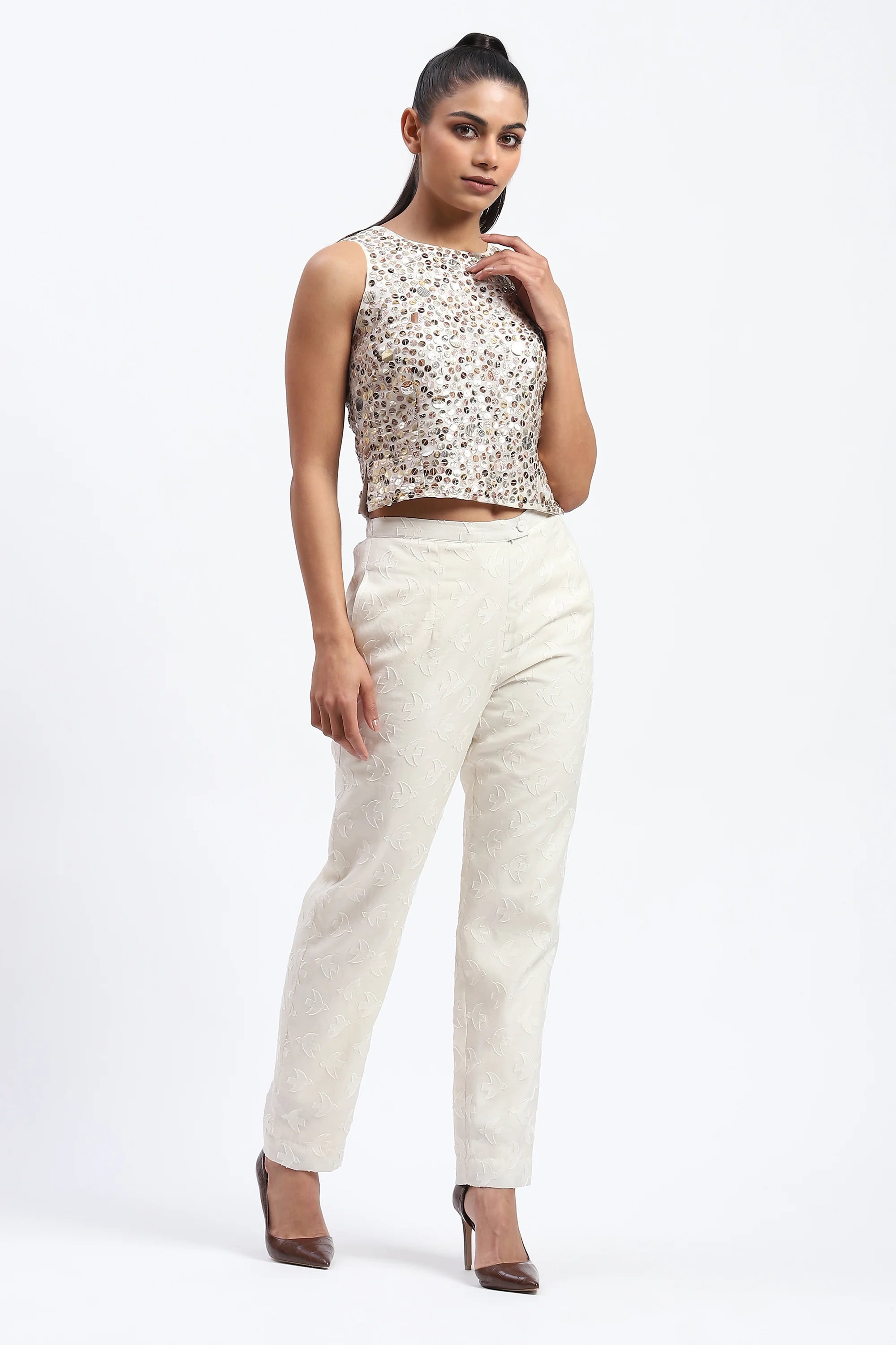 Recycled Sequin Mosaic Top