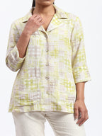 Handpainted Checks Shirt