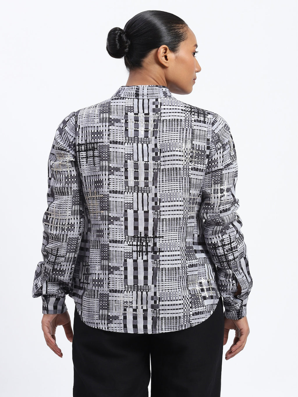 Handpainted Checks Shirt