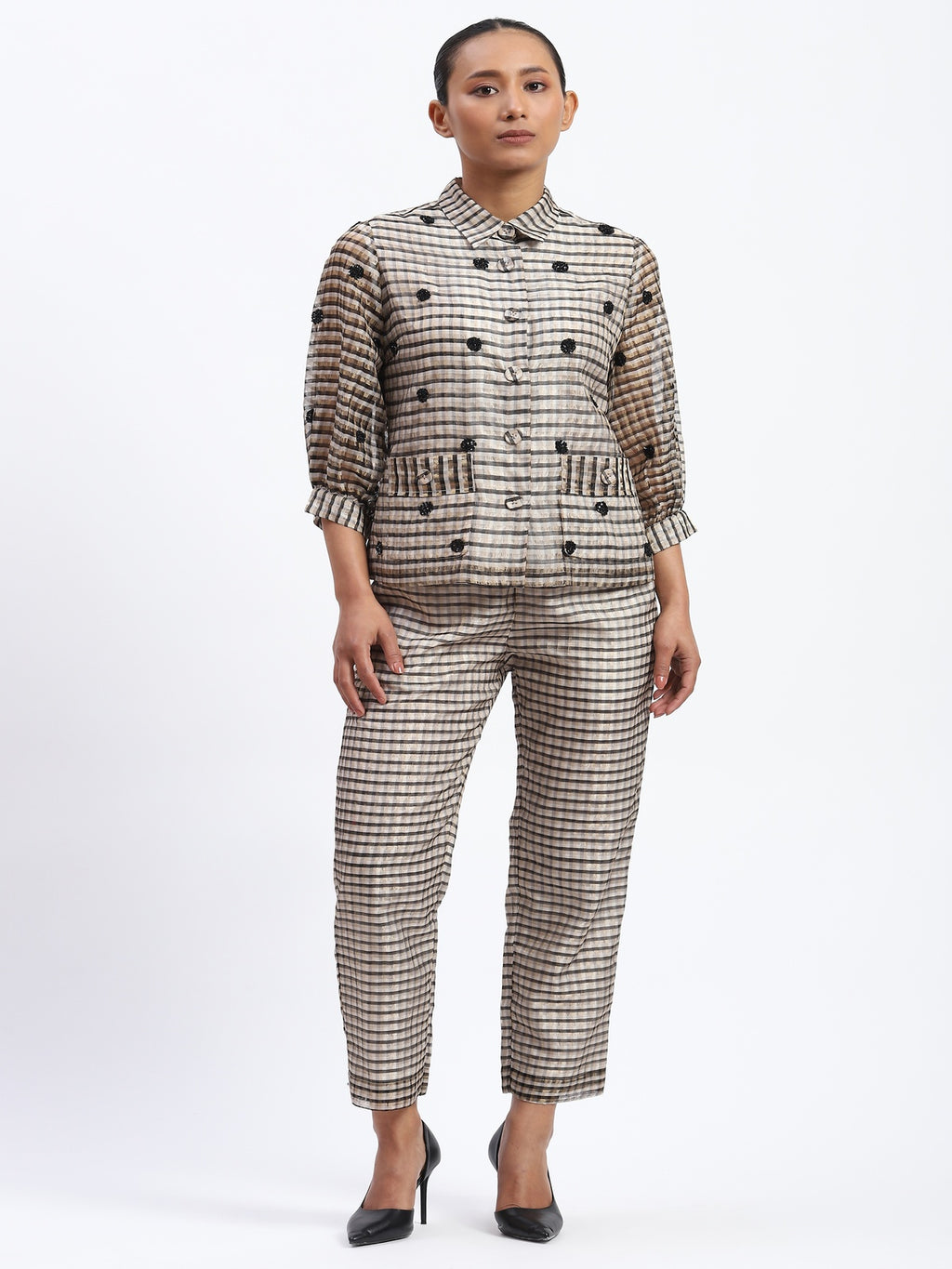 Neutral Maheshwar Shirt