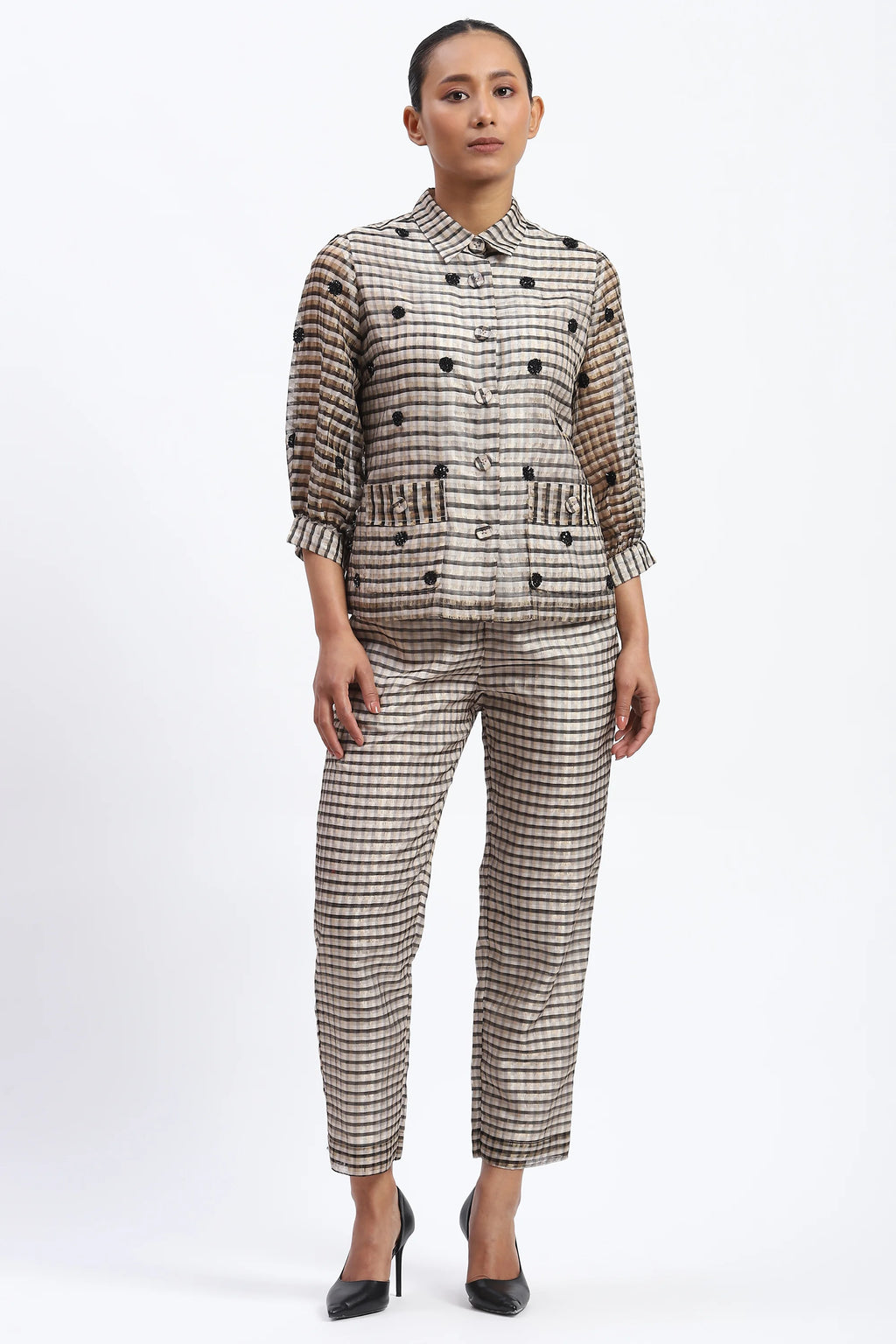 Neutral Maheshwar Shirt