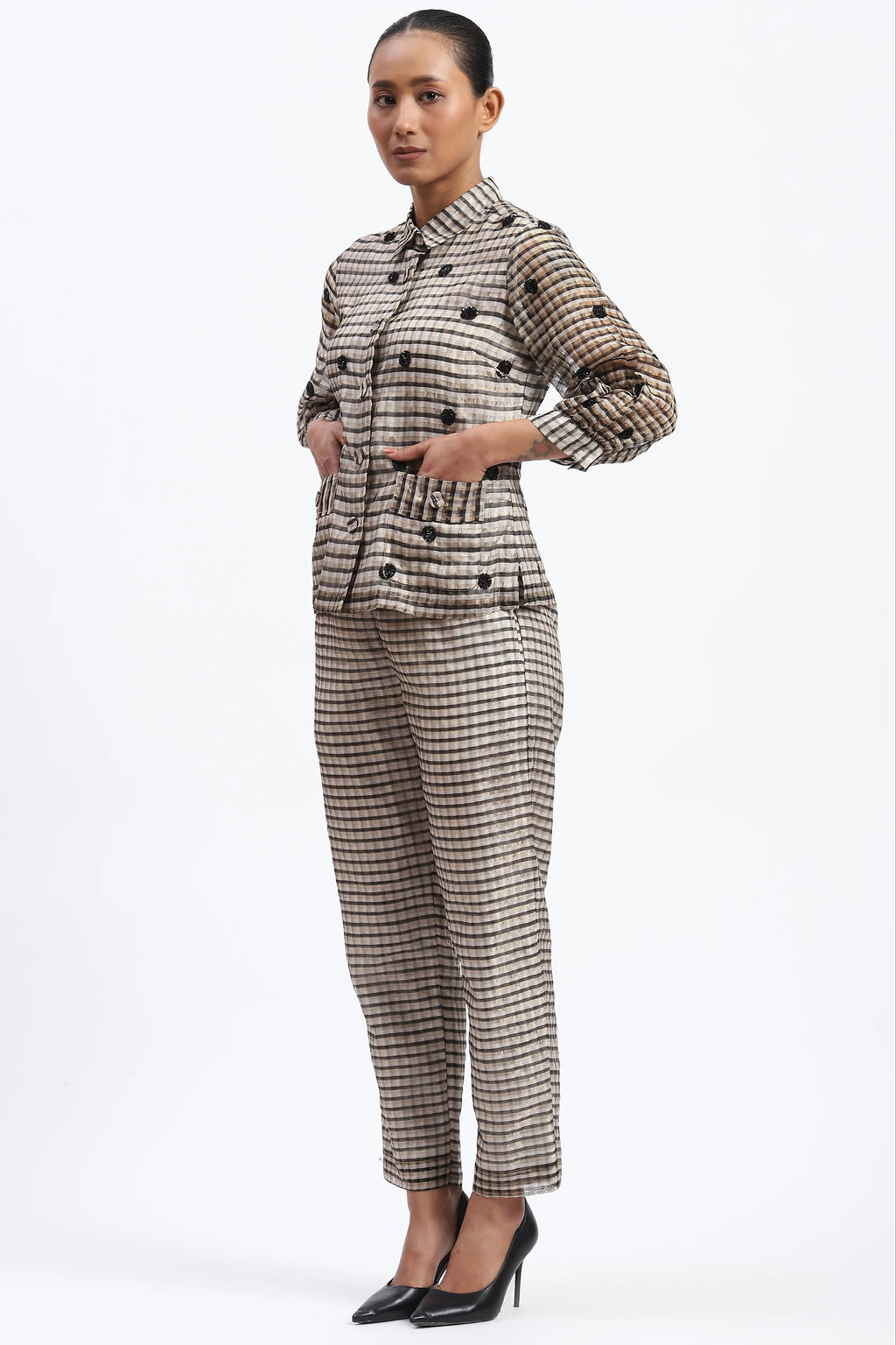 Neutral Maheshwar Shirt