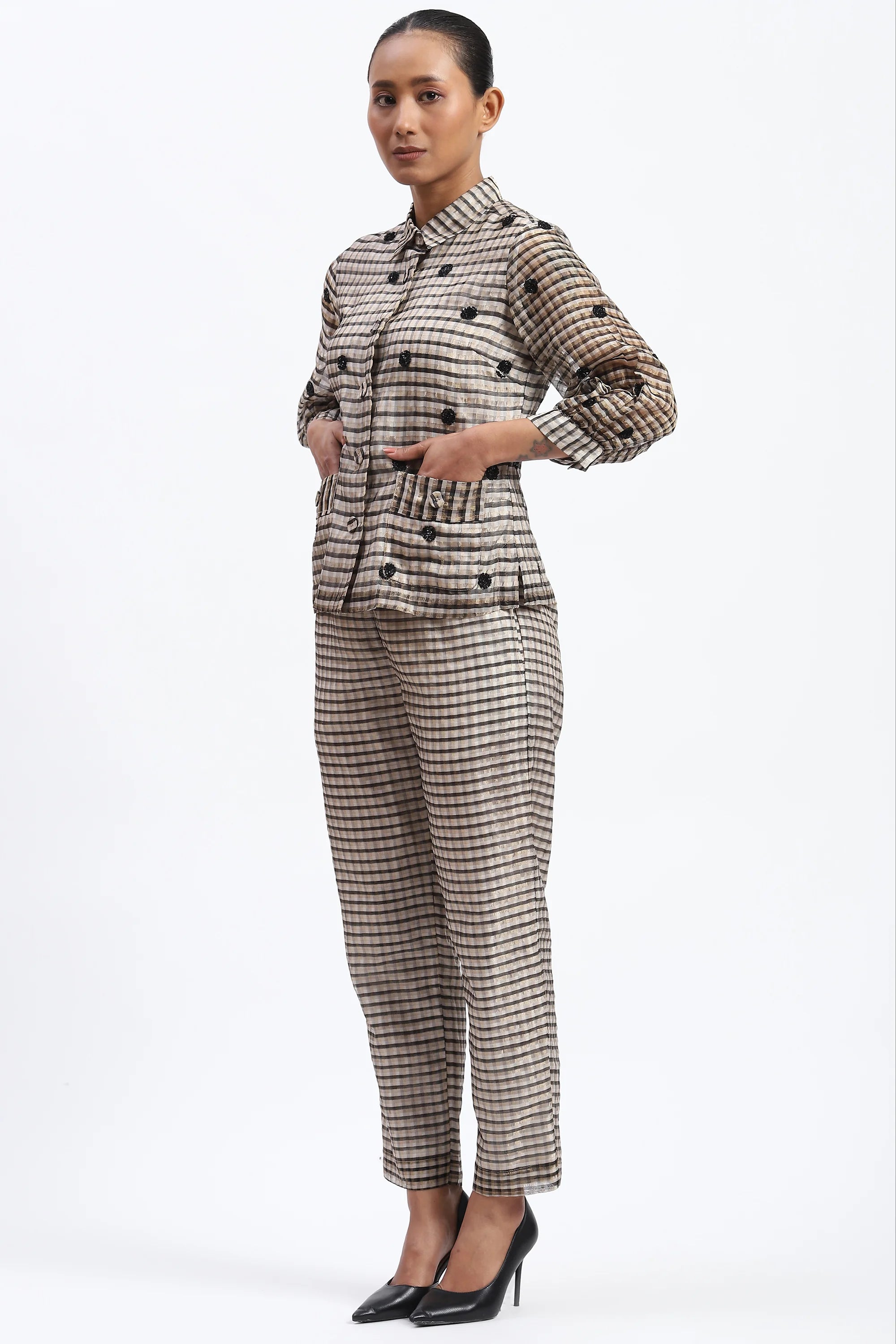 Neutral Maheshwar Shirt