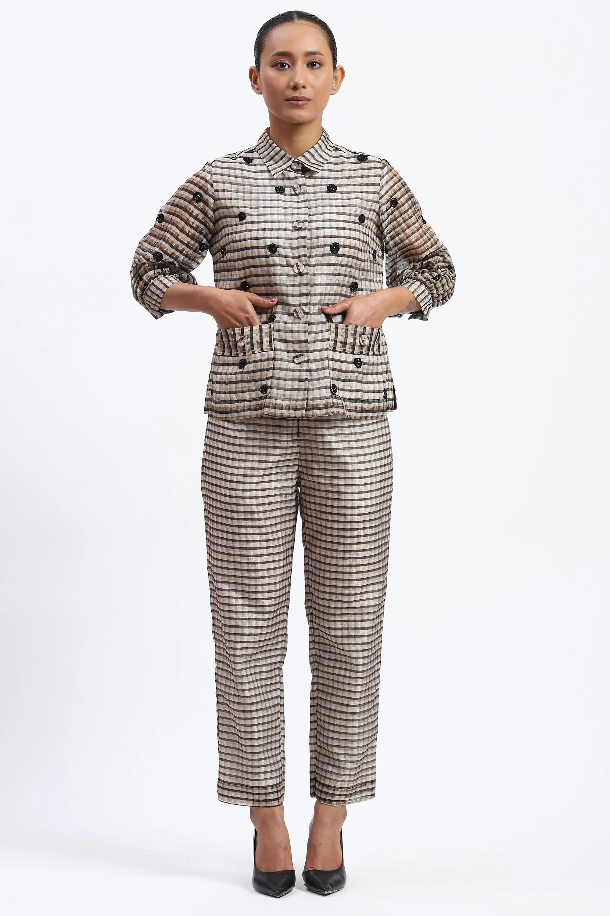 Neutral Maheshwar Shirt