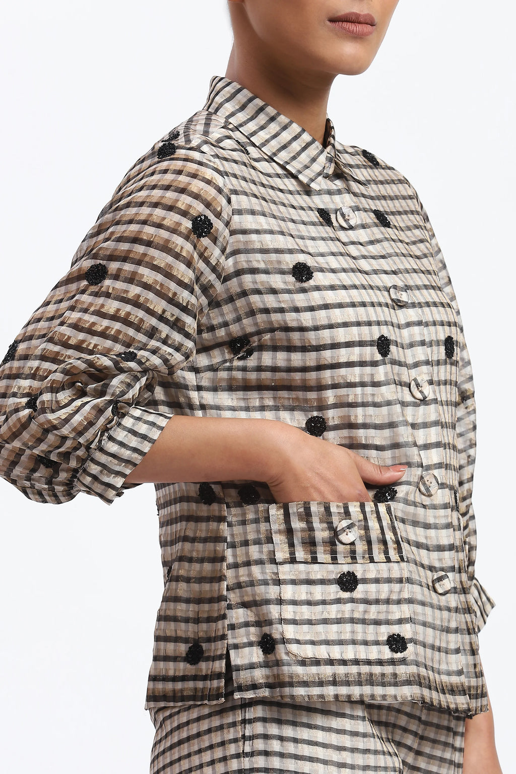 Neutral Maheshwar Shirt