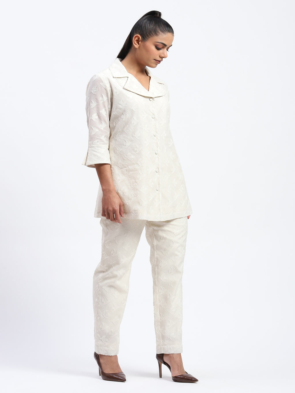 Bird Cutwork Shirt