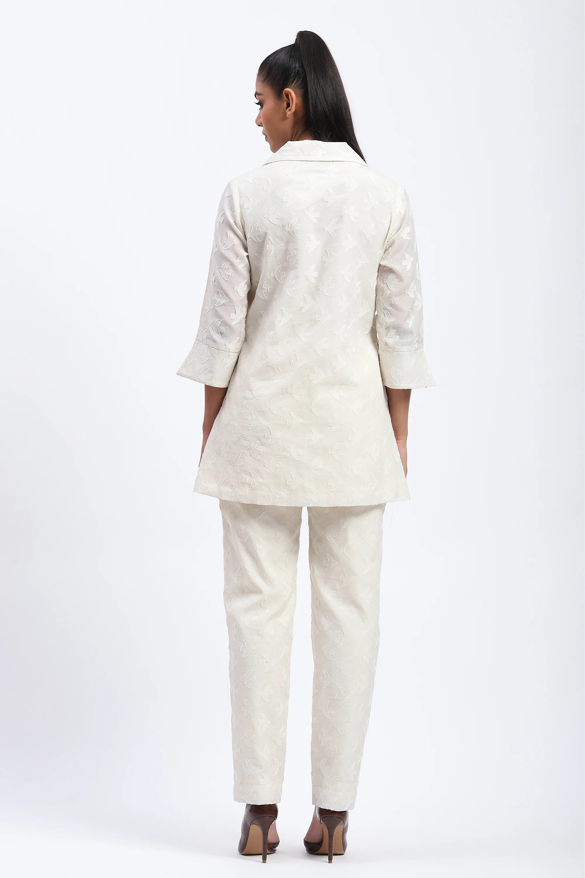 Bird Cutwork Shirt