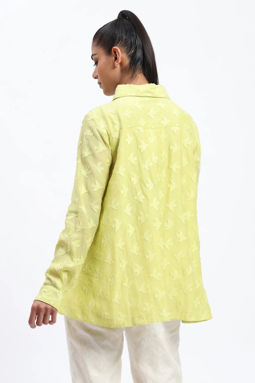 Bird Cutwork Shirt
