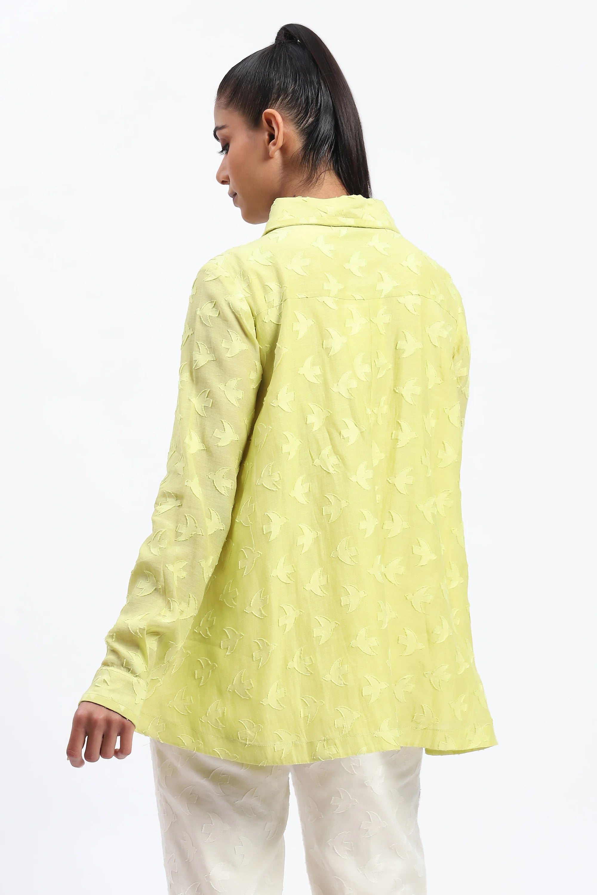 Bird Cutwork Shirt