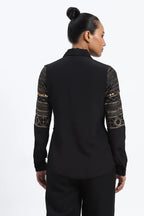 Tribal Zari Embroidery Shirt