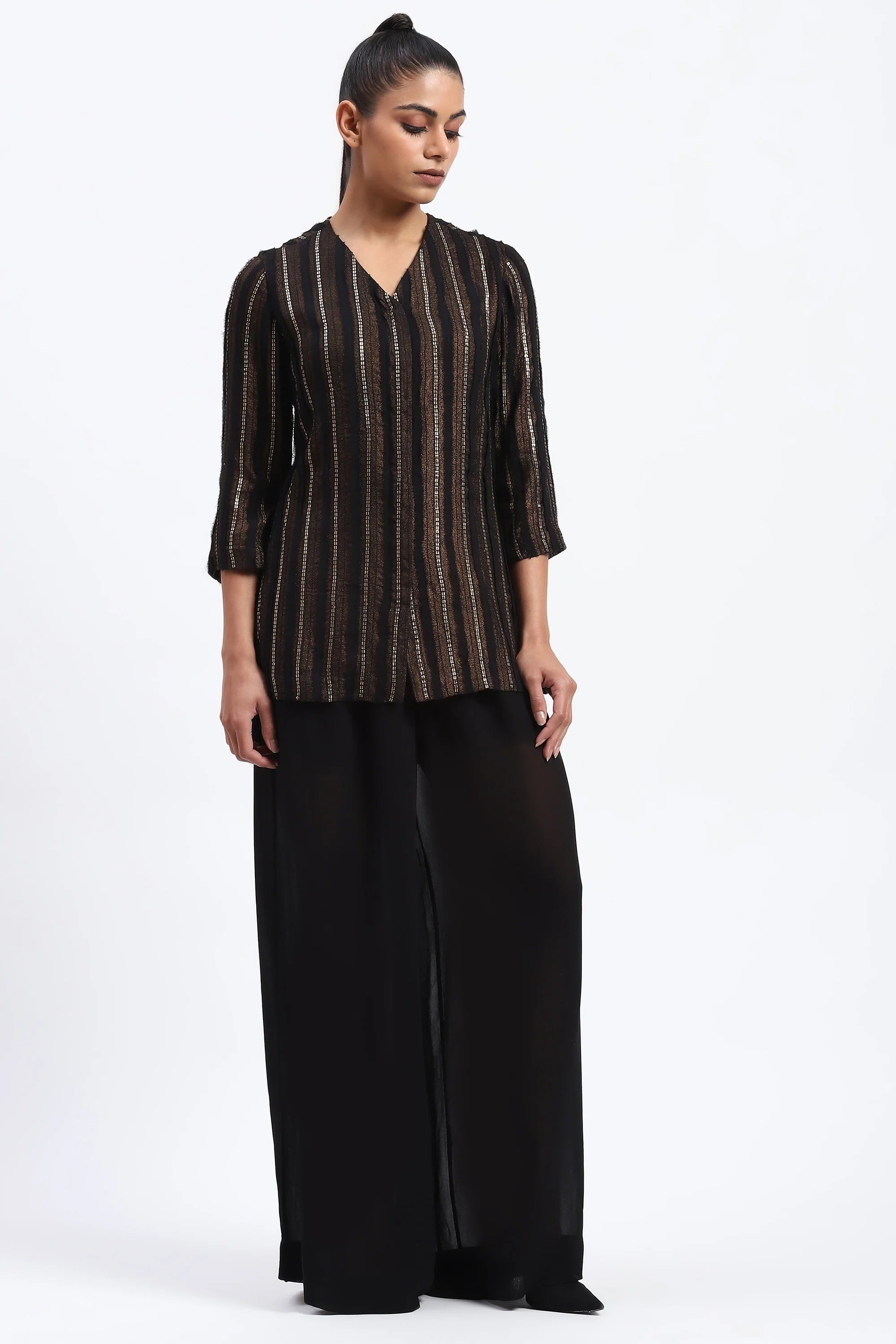 Foil Cutwork Shirt