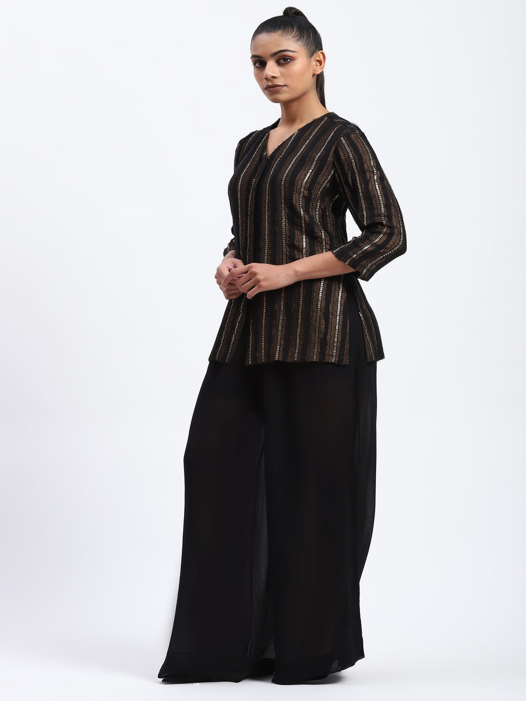 Foil Cutwork Shirt