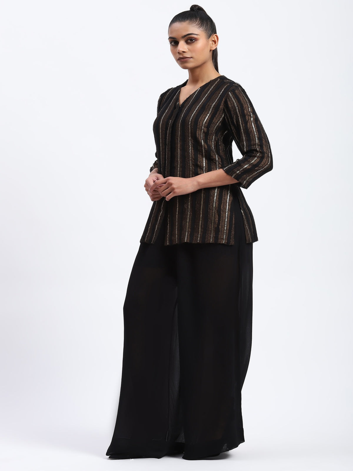 Foil Cutwork Shirt