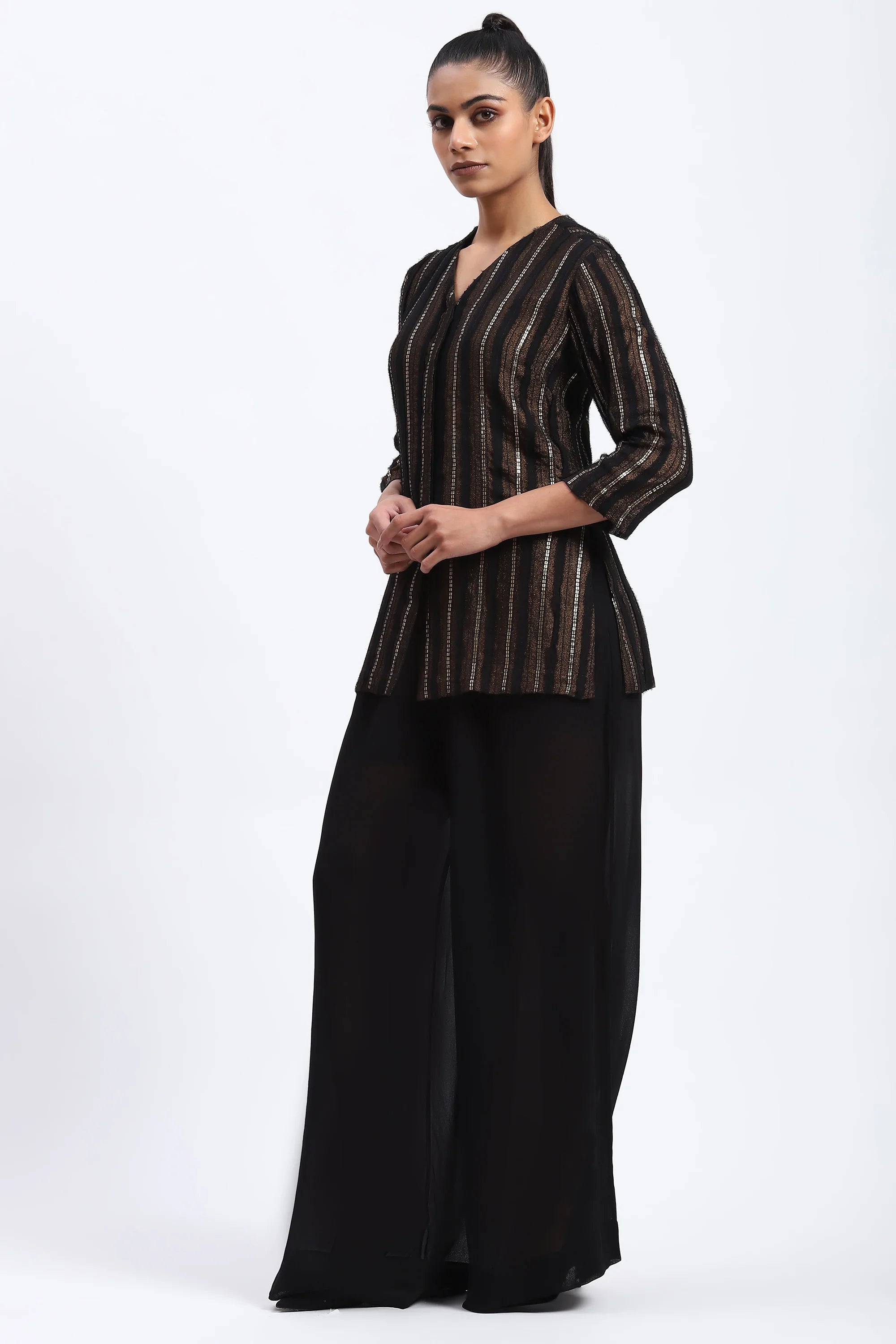 Foil Cutwork Shirt