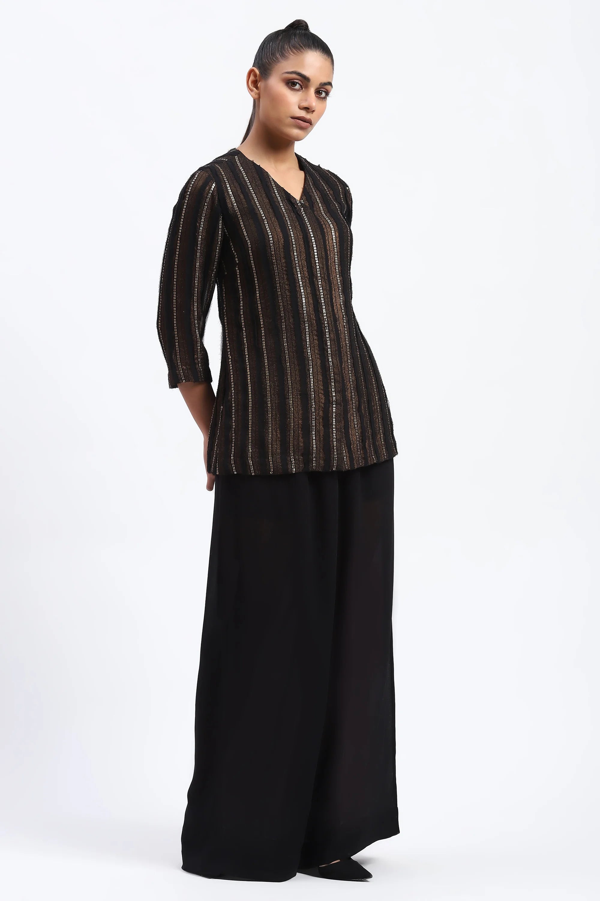 Foil Cutwork Shirt