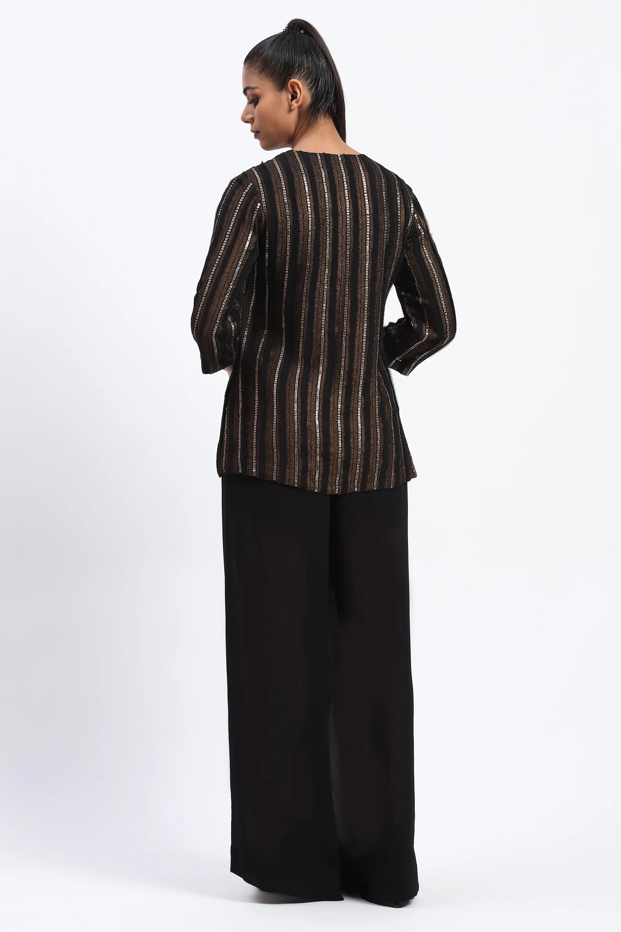 Foil Cutwork Shirt