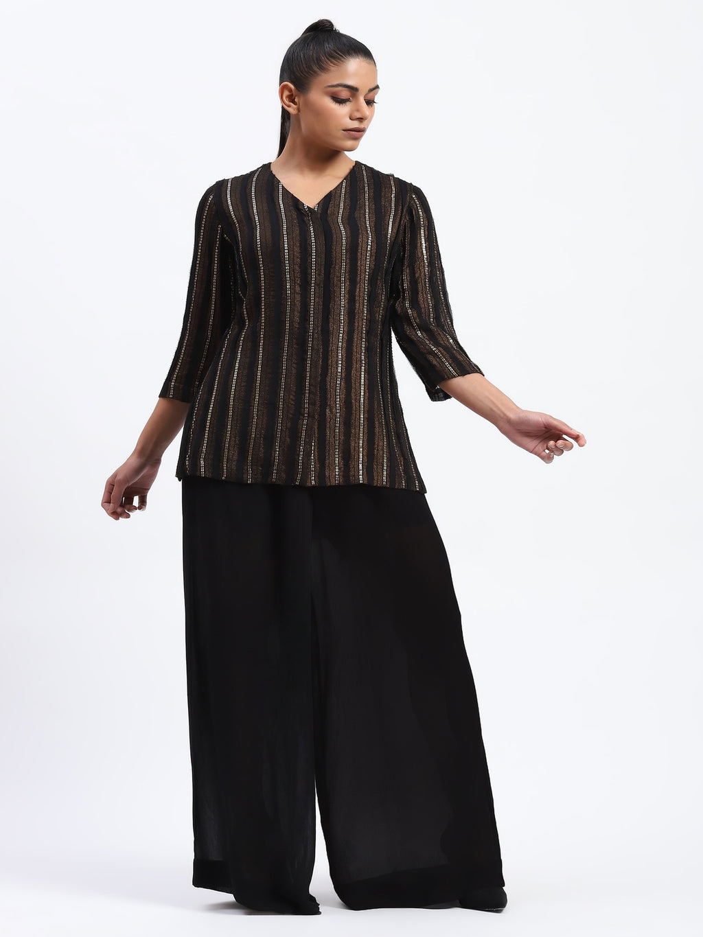 Foil Cutwork Shirt