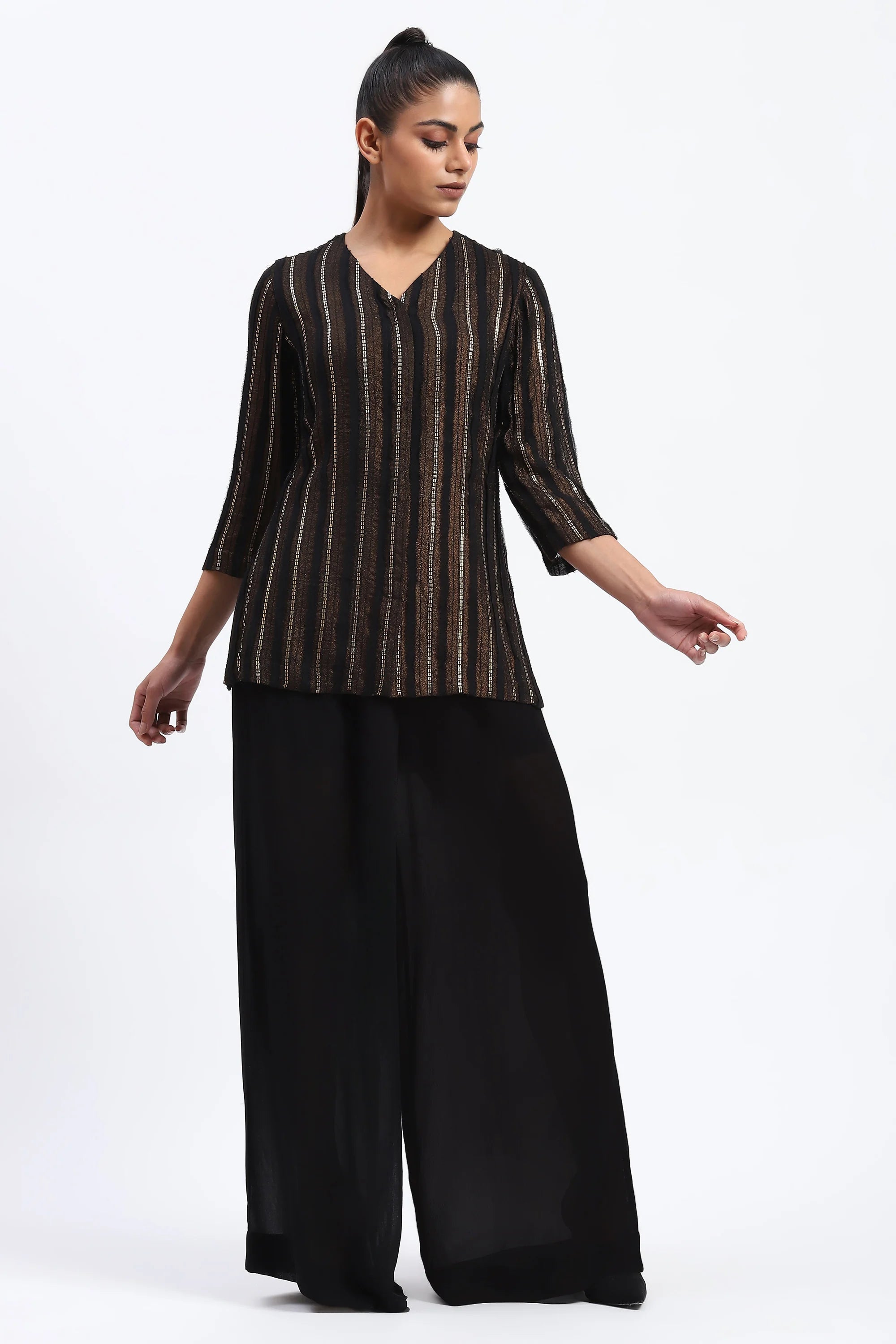 Foil Cutwork Shirt