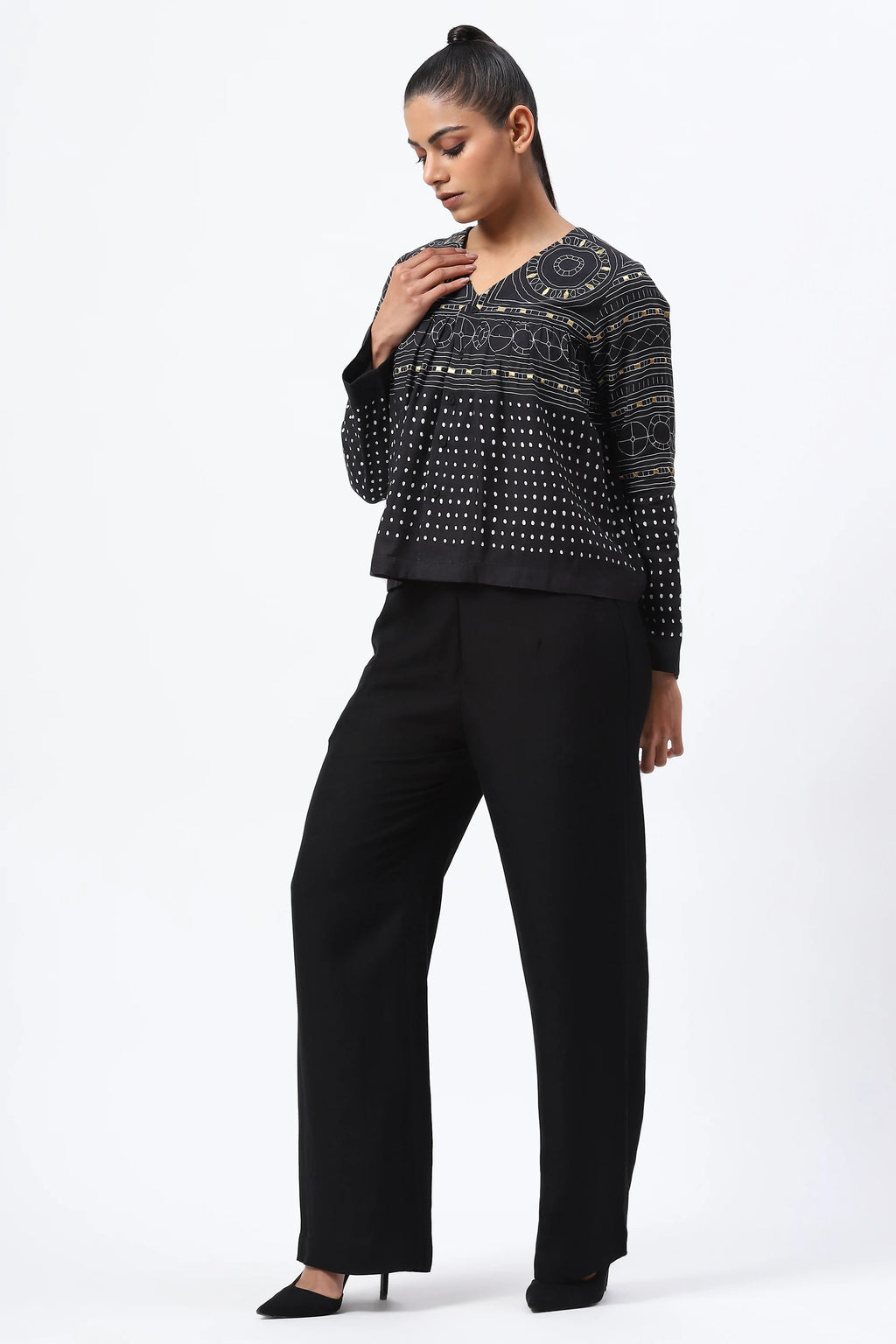 Tribal Print Top