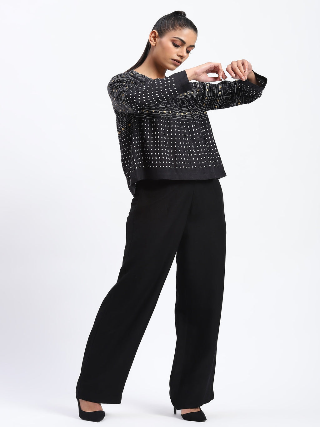 Tribal Print Top