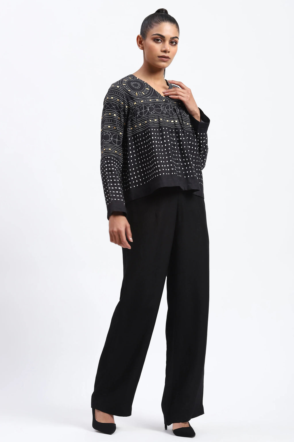 Tribal Print Top