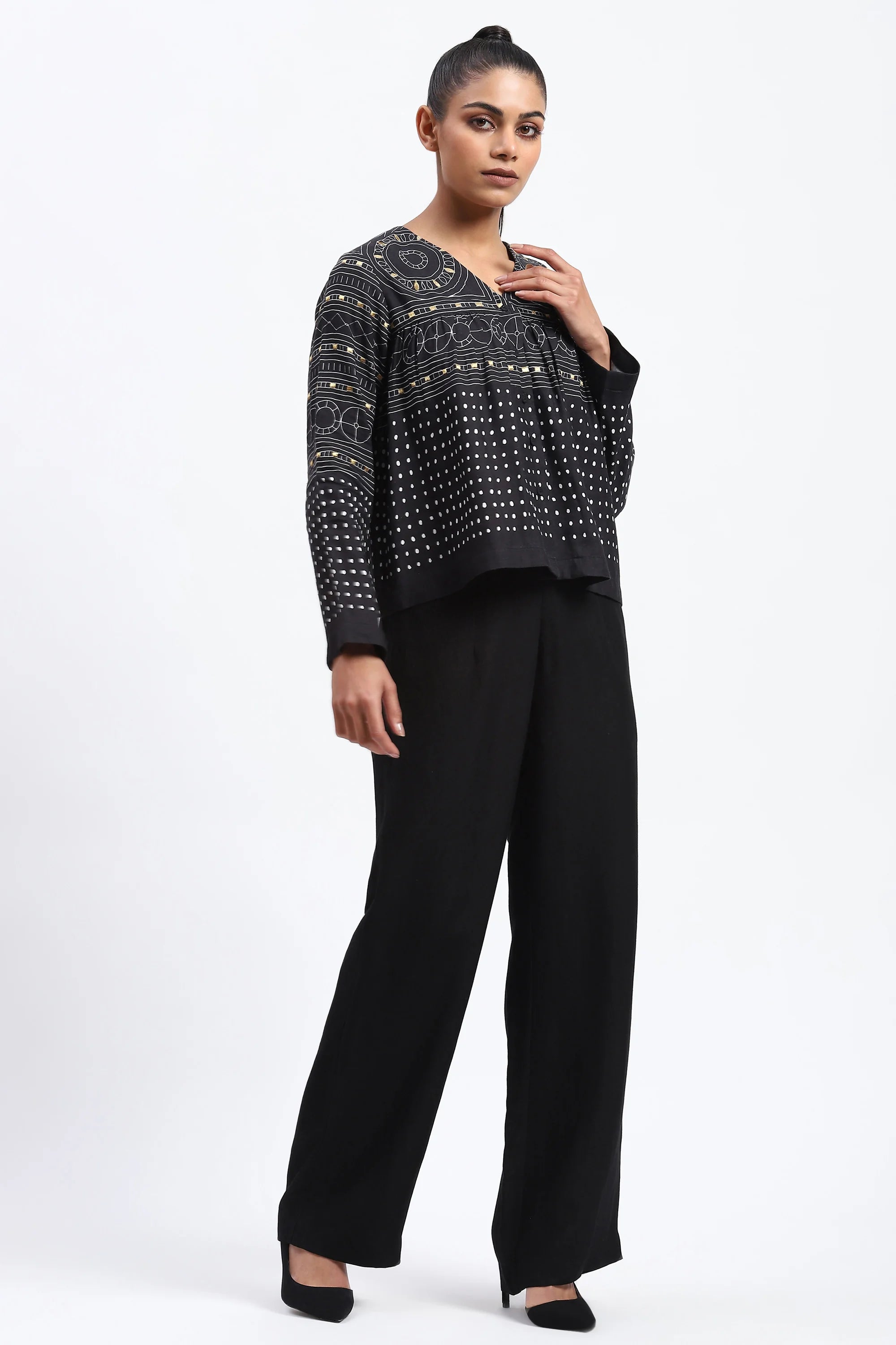 Tribal Print Top