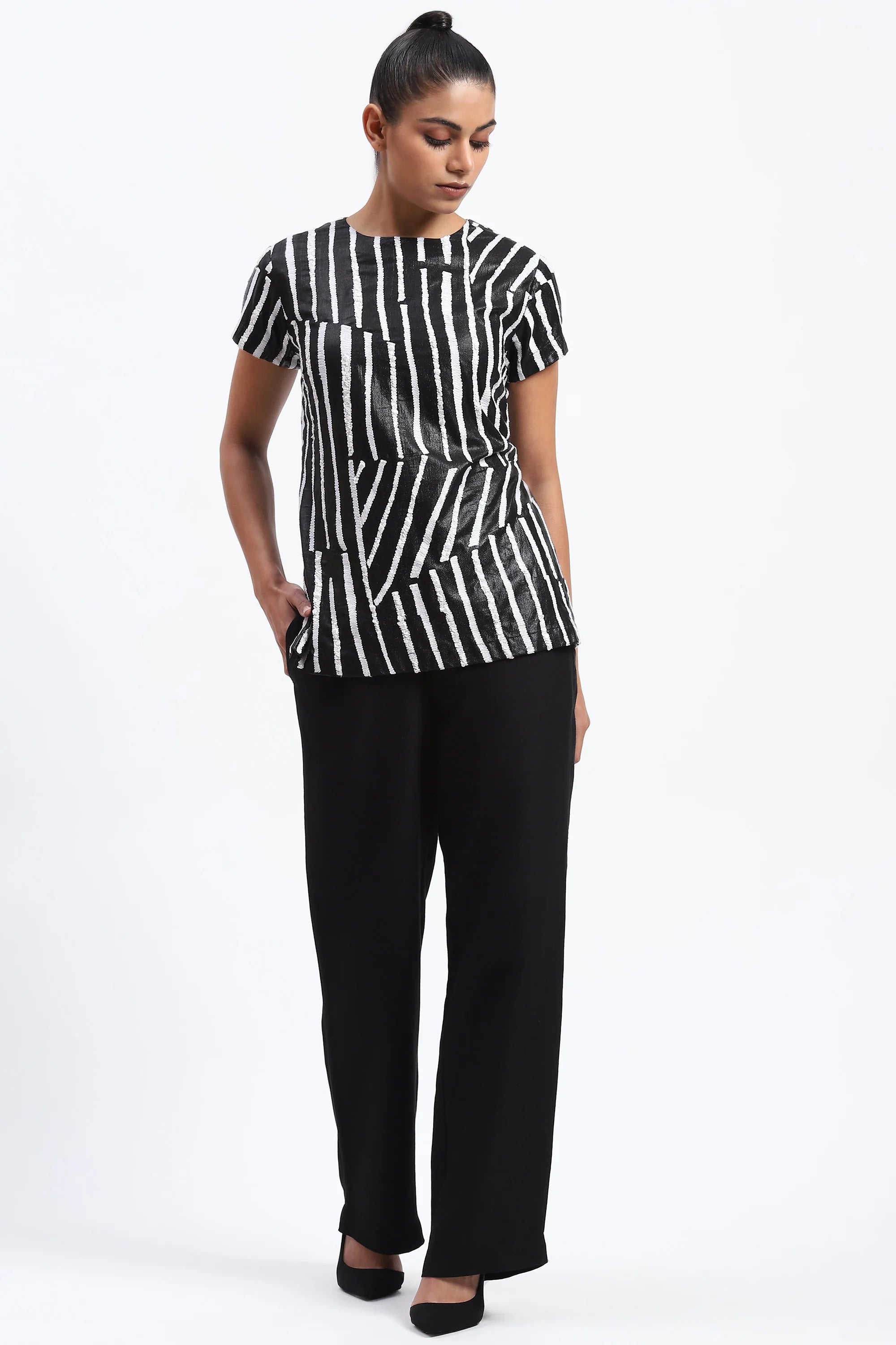 Broken Stripes Top
