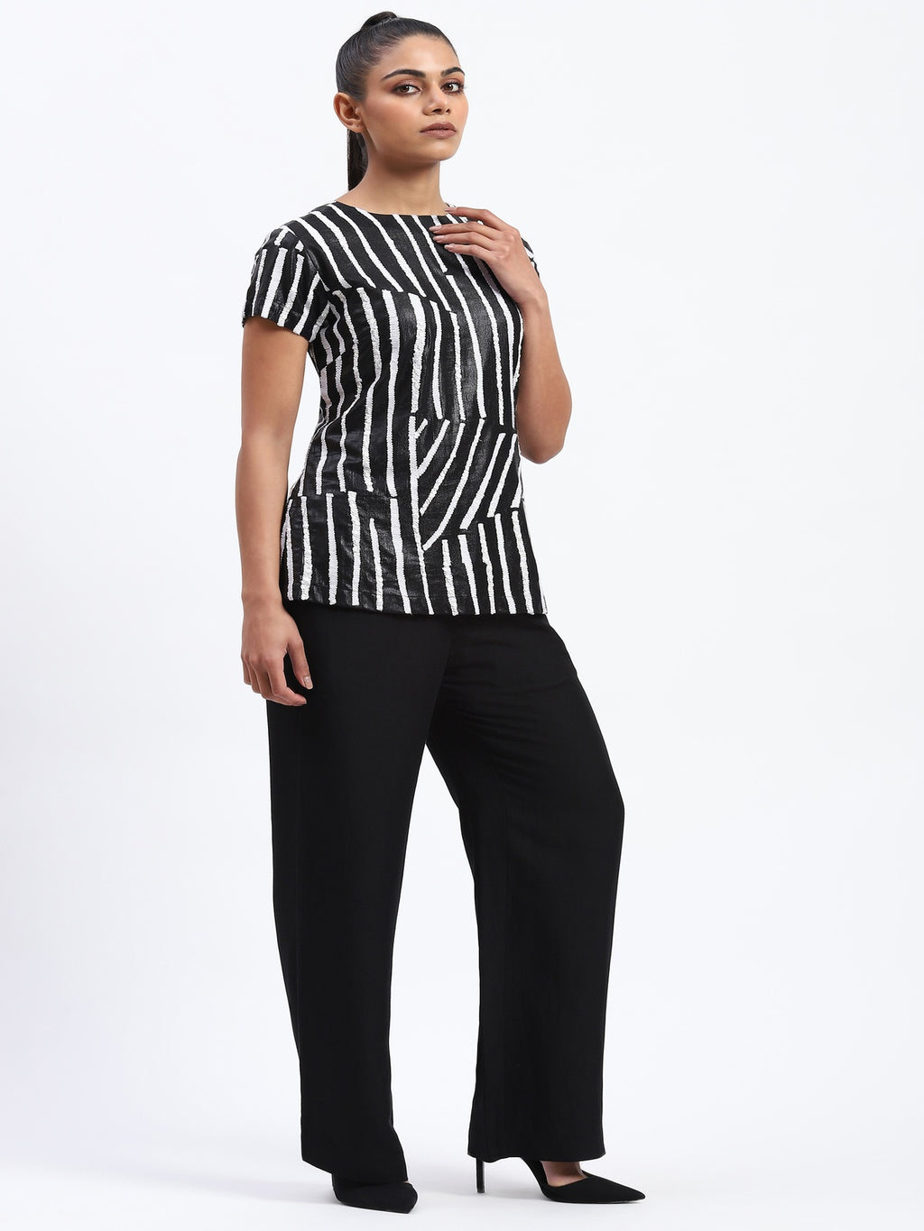 Broken Stripes Top