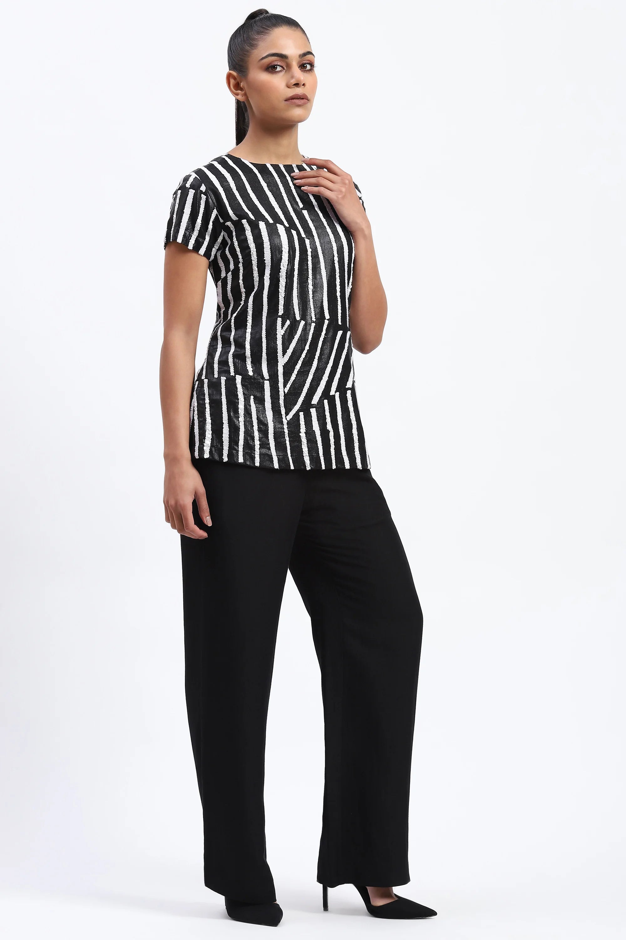 Broken Stripes Top