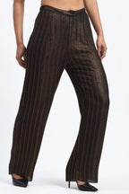 Gold Foil Beaded Trouser