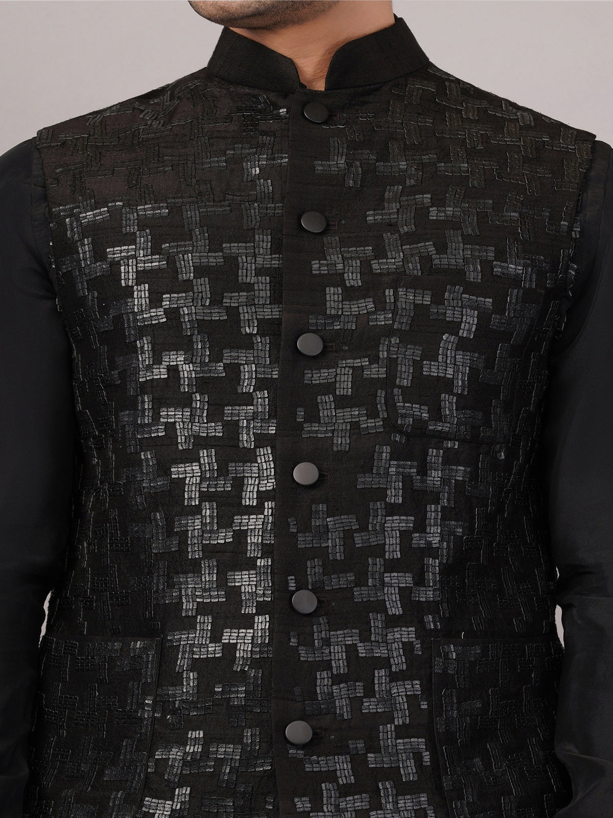 Hondstooth Sequin Bundi