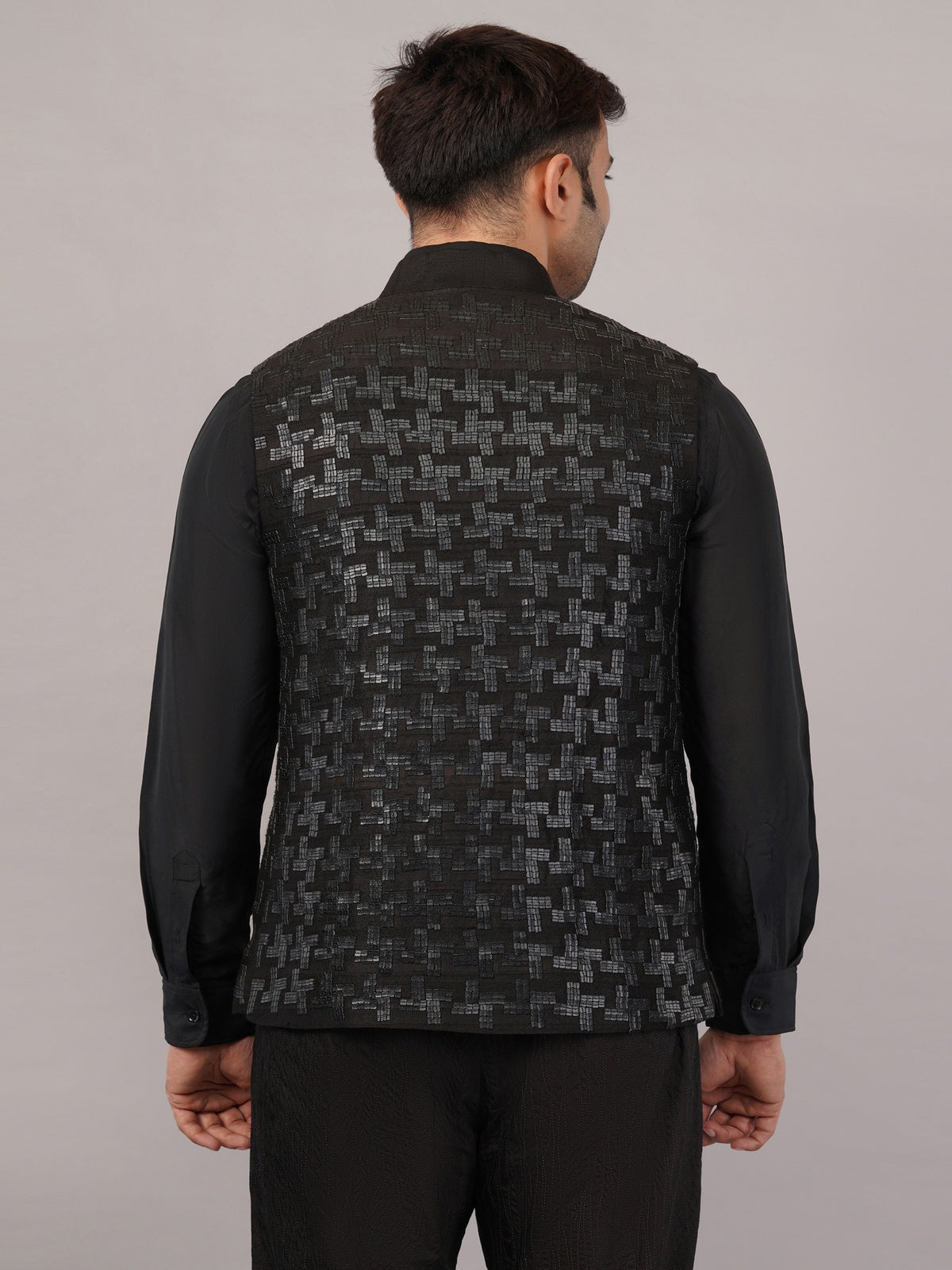 Hondstooth Sequin Bundi