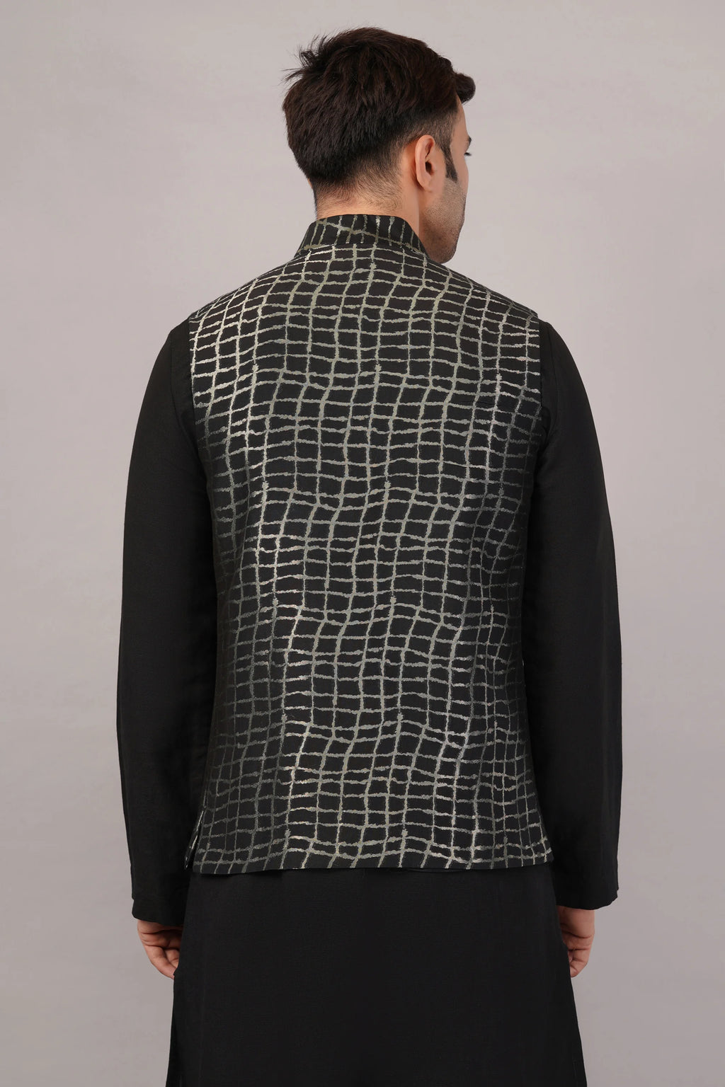 Lattice Brocade Bundi Navy