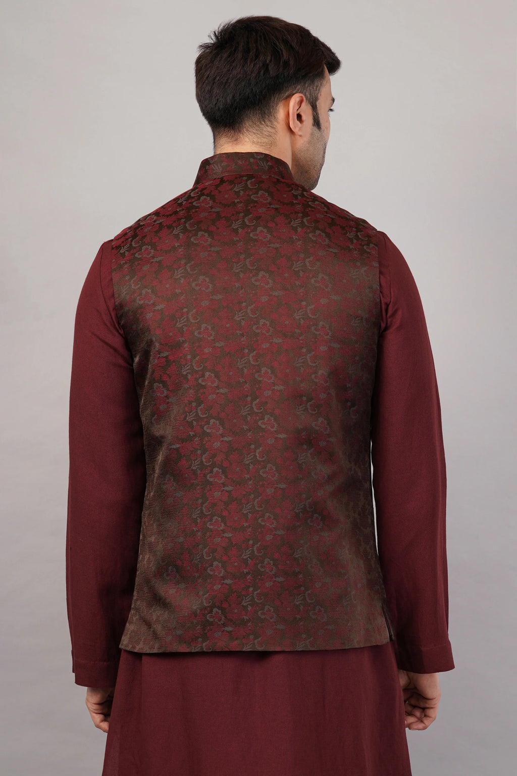 Tanchoi Floral Bundi Cherry
