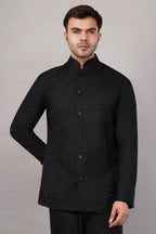 Tanchoi Jali Jacket Black